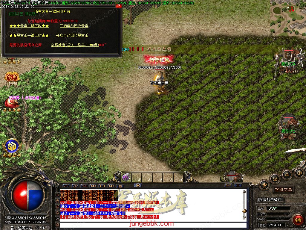 图片[52]-布衣冰雪复古神器无限刀单职业版本-带假人-SD/ESP插件-自动回收-13大陆_GOM引擎